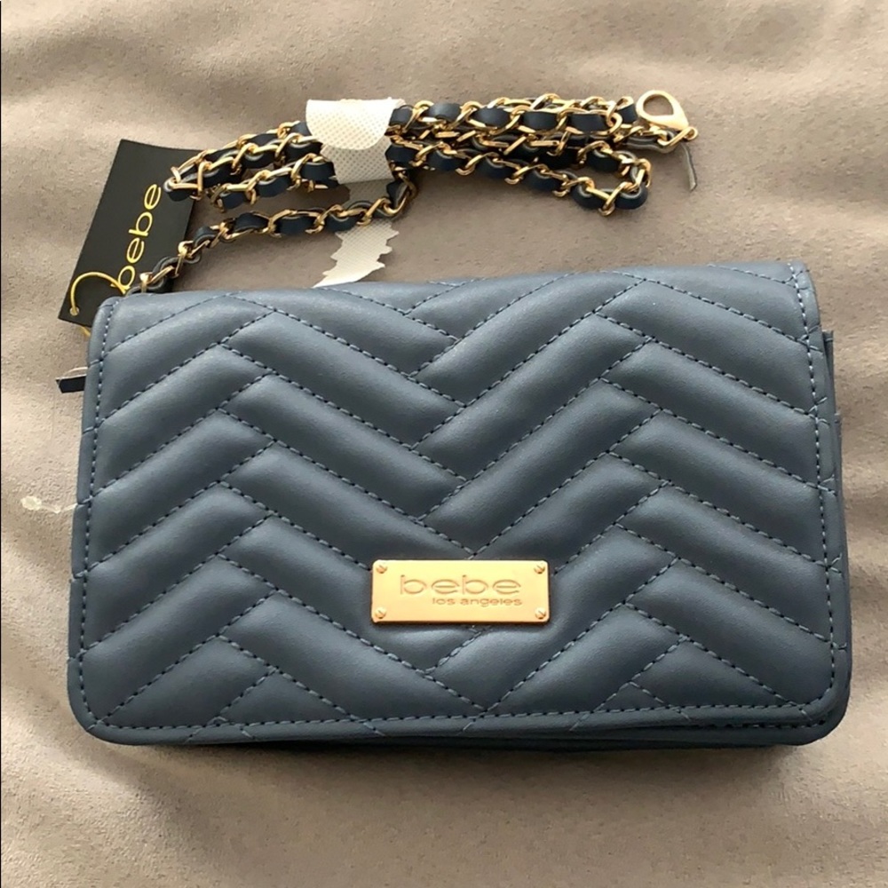 NWT BEBE Sofia Crossbody quilted bag